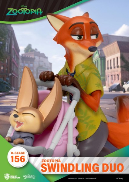 ZOOTOPIA 2 - Betrüger-Duo - Diorama D-Stage 12.2cm