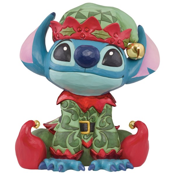 Stitch Weihnachtself Figur Disney 37,3 cm von Jim Shore – Costco Exklusiv – Disney Traditions