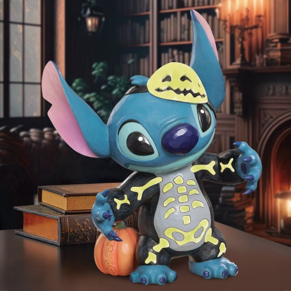 Skelett-Stitch Disney Figur 43 cm phosphoreszierend von Jim Shore – Costco Exklusivität – Disney Traditions