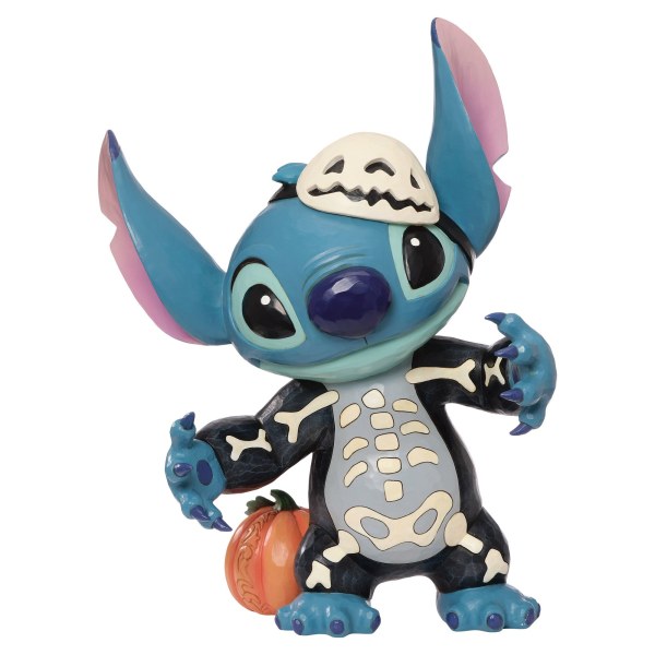 Skelett-Stitch Disney Figur 43 cm phosphoreszierend von Jim Shore – Costco Exklusivität – Disney Traditions