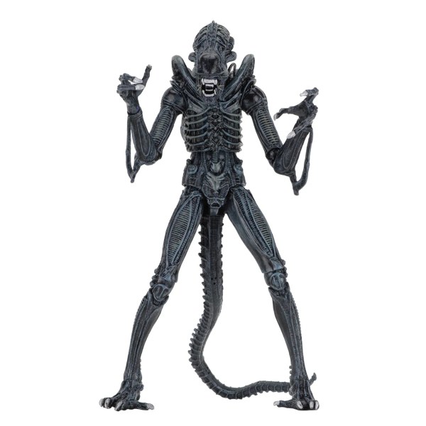 ALIEN - 7" ACTIONFIGUR - ULTIMATE ALIENS WARRIOR 1986 (BLAU)