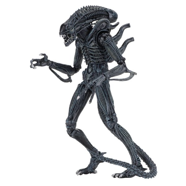 ALIEN - 7" ACTIONFIGUR - ULTIMATE ALIENS WARRIOR 1986 (BLAU)