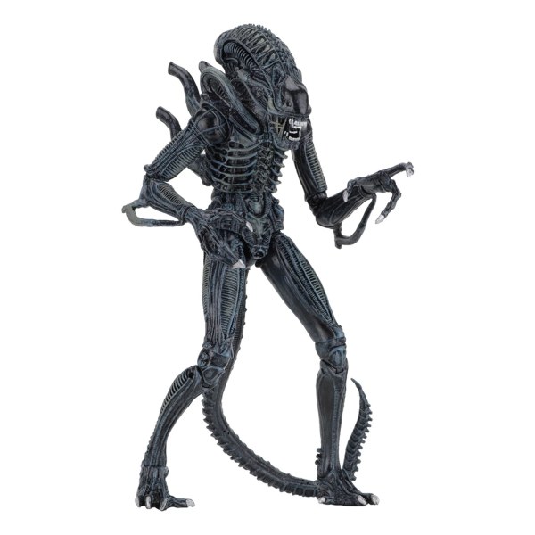 ALIEN - 7" ACTIONFIGUR - ULTIMATE ALIENS WARRIOR 1986 (BLAU)