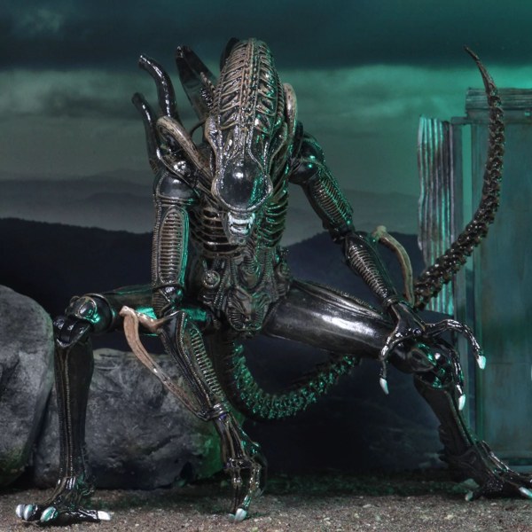 ALIEN - 7" ACTIONFIGUR - ULTIMATE ALIENS WARRIOR 1986 (BRAUN)