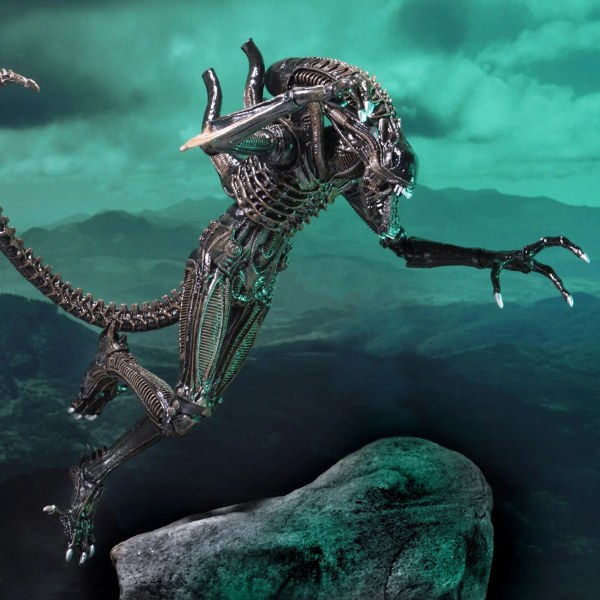 ALIEN - 7" ACTIONFIGUR - ULTIMATE ALIENS WARRIOR 1986 (BRAUN)