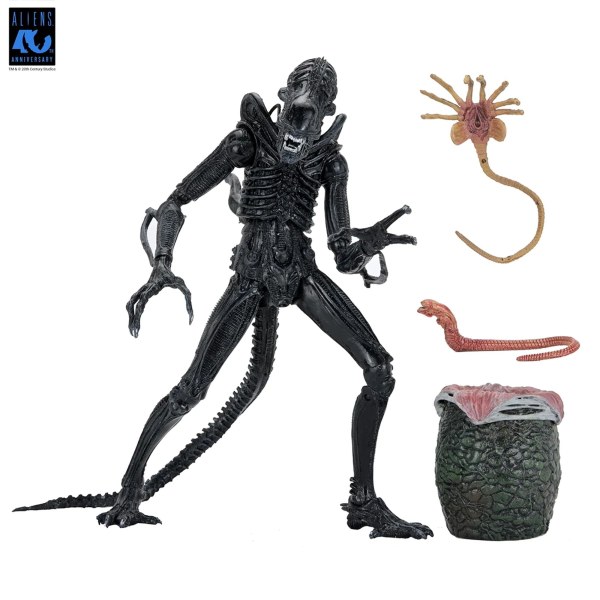 ALIENS - 7" SCALE ACTIONFIGUR - 40. JAHRESTAG ULTIMATE WARRIOR XENOMORPH (SCHWARZ)
