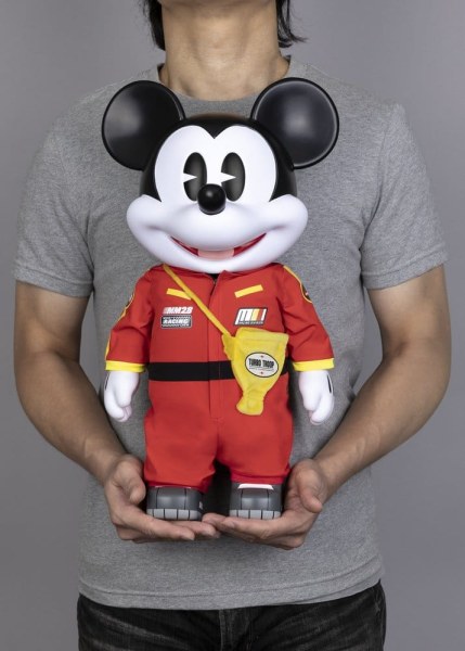 Vinyl Spardose SYAKING-BANG!! Funktionale Figur Rennwagen Mickey 48 cm - Disney Mickey and Friends