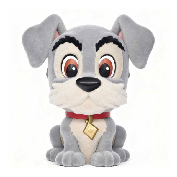 Strolch Spardose mit speziellem Flocking 20 cm - Disney Susi und Strolch