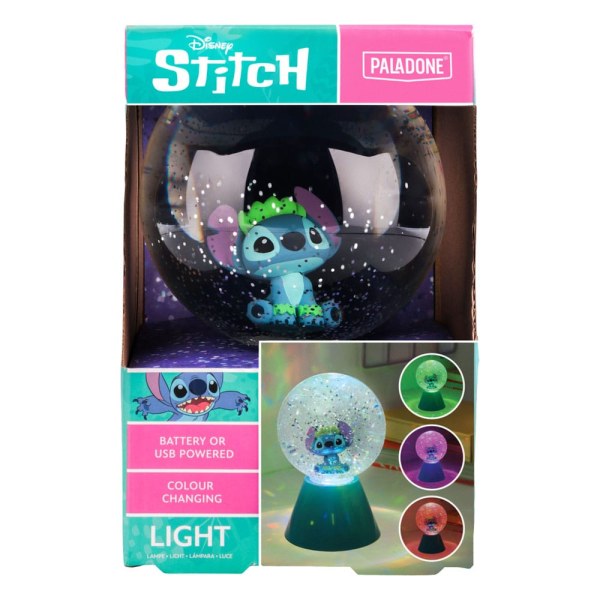 LED-Lampe Stitch Glitterball 17 cm - Disney Lilo & Stitch