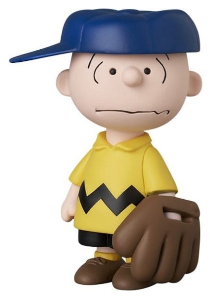 PVC UDF Figur Los Angeles Dodgers Charlie Brown 9 cm - MLB × Peanuts