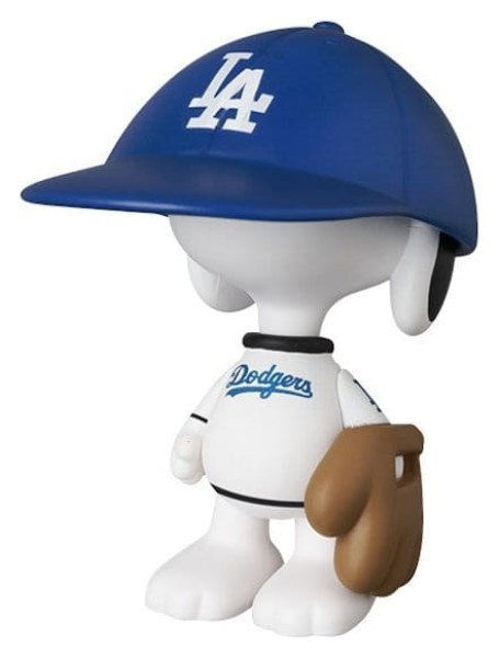 PVC UDF Figur Los Angeles Dodgers Snoopy 7 cm - MLB × Peanuts