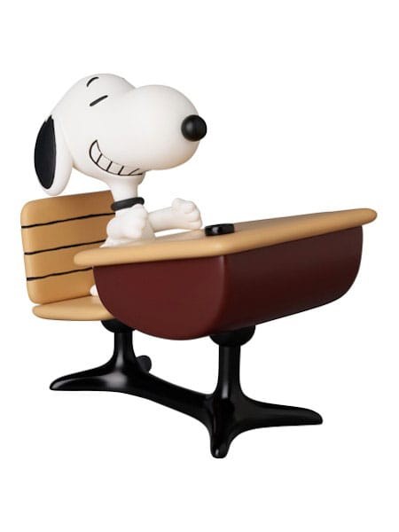 mini Figur Medicom UDF Serie 18 Snoopy mit Schreibtisch 9 cm - Peanuts