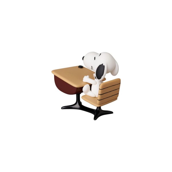 mini Figur Medicom UDF Serie 18 Snoopy mit Schreibtisch 9 cm - Peanuts