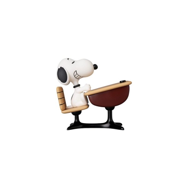 mini Figur Medicom UDF Serie 18 Snoopy mit Schreibtisch 9 cm - Peanuts