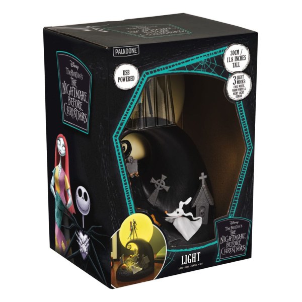 Nightmare Before Christmas Mr. Jack Diorama Lampe Jack & Sally