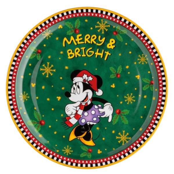 Magischer Winter-Servierteller D31cm Minnie - Disney