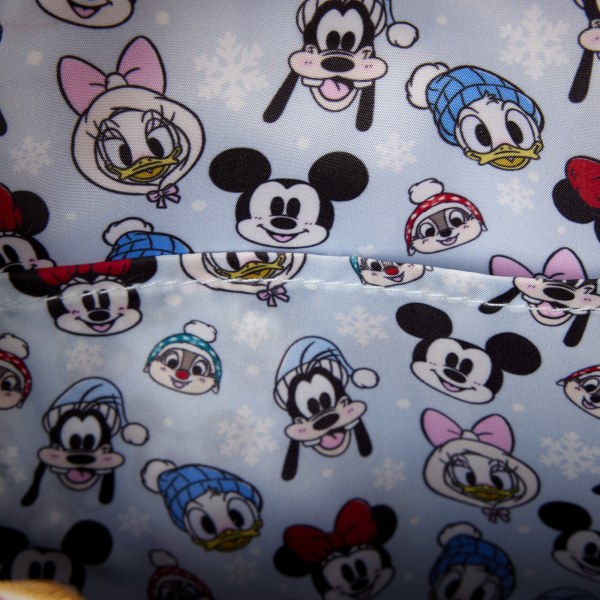Mickey & Friends Mini-Rucksack zum Eislaufen mit Stirnbandhalter – Disney Loungefly