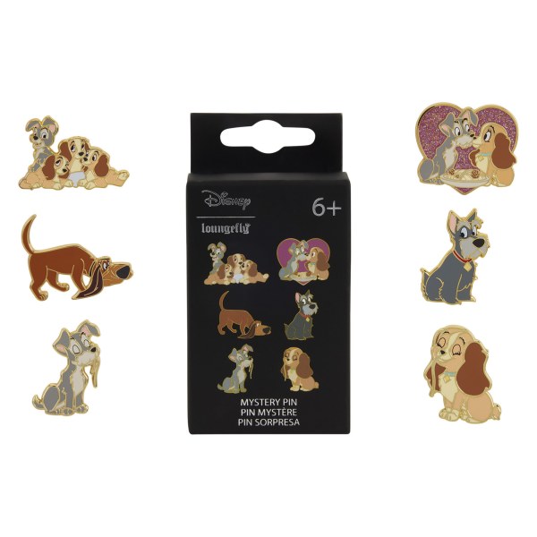 Lady und der Tramp Mystery Box Anstecker - Disney Loungefly
