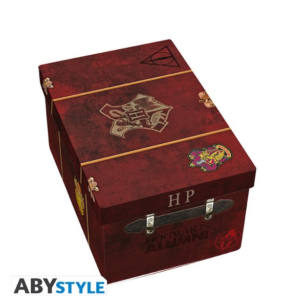 HARRY POTTER - Premium-Set 3D-Tasse + 3D-Schlüsselanhänger + Hogwarts-Koffer-Pin