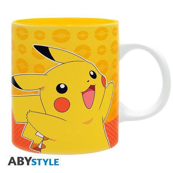 POKEMON - A5 Notizbuch + Tasse 320ml + Postkarten "Pikachu"