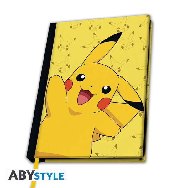 POKEMON - A5 Notizbuch + Tasse 320ml + Postkarten "Pikachu"