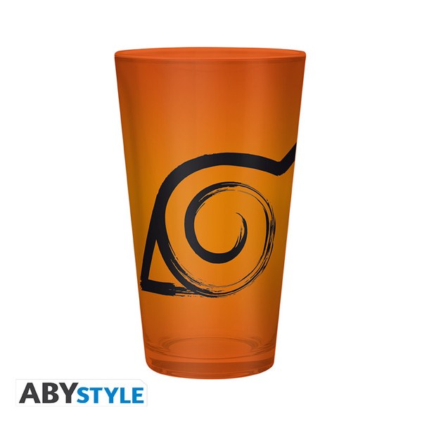 NARUTO SHIPPUDEN - XXL-Glas + Pin + Notizbuch Konoha Set