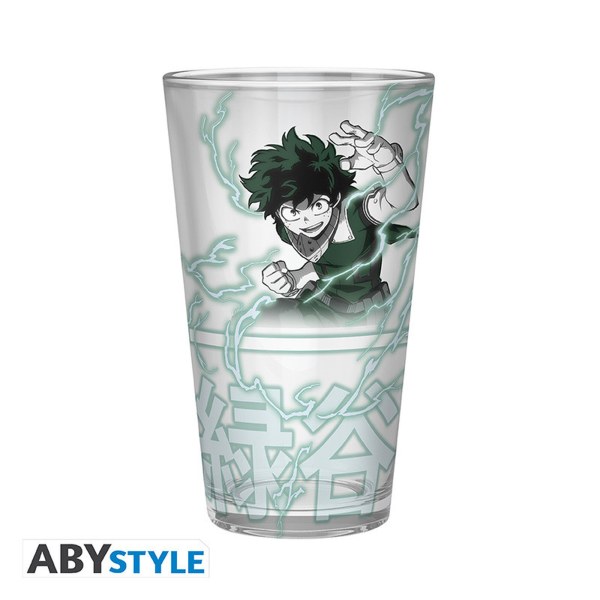 MY HERO ACADEMIA - XXL-Glas + Pin + Heldennotizbuch Set