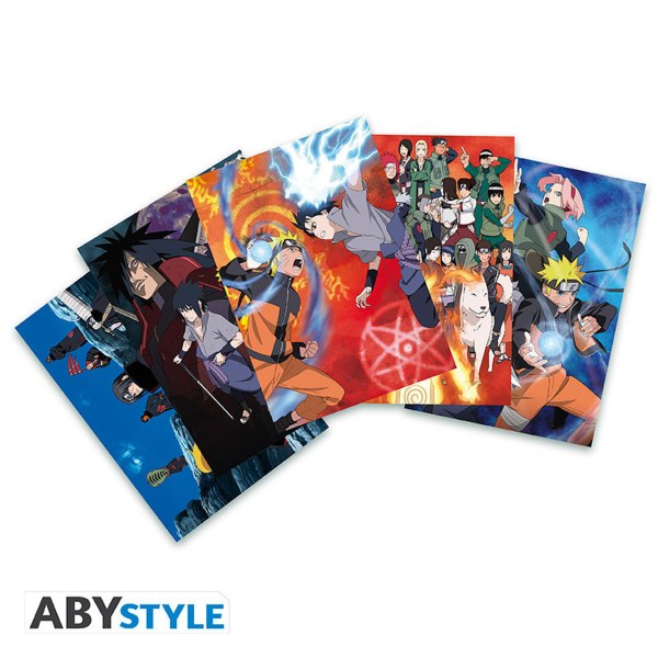 NARUTO SHIPPUDEN - Set Tasse 320ml + Acryl® + Postkarten Naruto