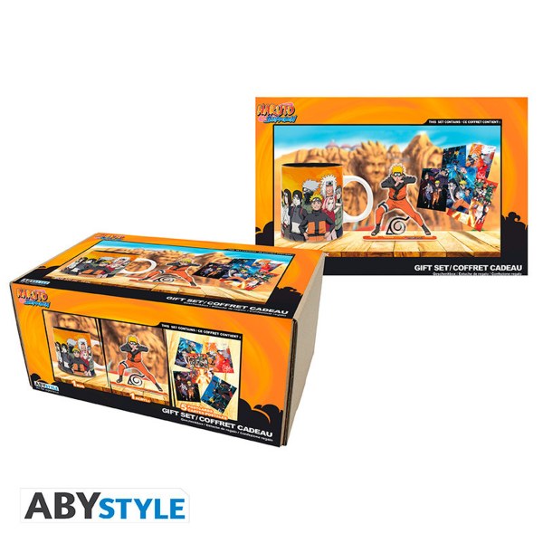 NARUTO SHIPPUDEN - Set Tasse 320ml + Acryl® + Postkarten Naruto