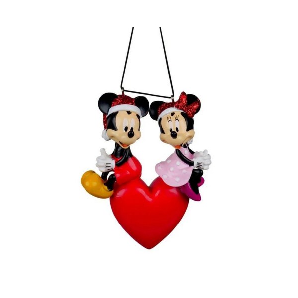 Disney - 3D-Christbaumschmuck Micky & Minnie verliebt