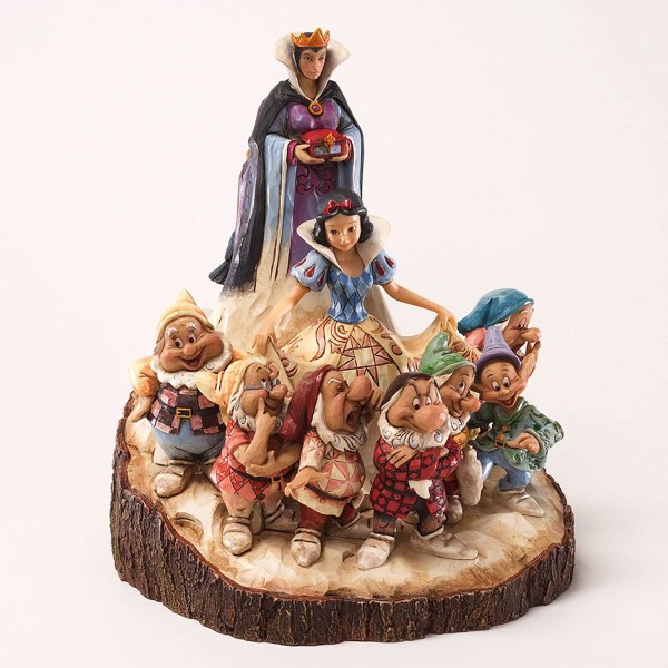 AUS HOLZ GESCHNITZTE SCHNEEWITTCHEN-DISNEY TRADITIONS
