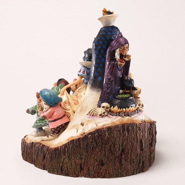 AUS HOLZ GESCHNITZTE SCHNEEWITTCHEN-DISNEY TRADITIONS