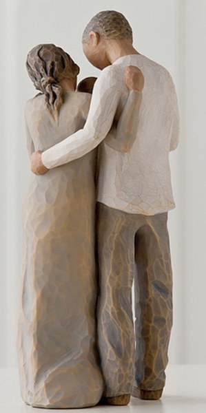 WIR SIND ZU DRITT WILLOW TREE FIGUR