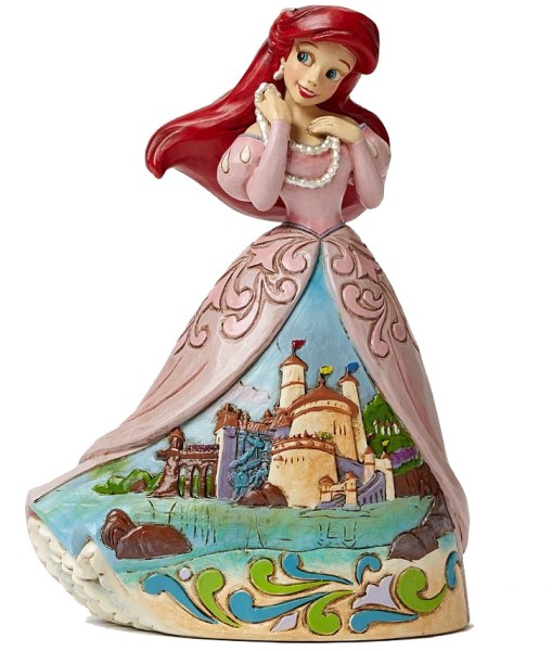 ARIEL IN DISNEY TRADITIONS CASTLE DECOR CASTLE