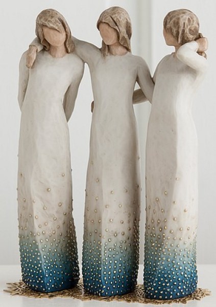 WILLOW TREE BY MY SIDE FIGURE (FREUNDE UND SCHWESTERN)