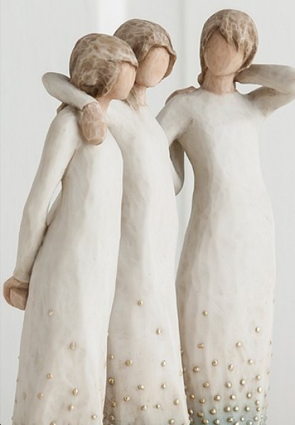 WILLOW TREE BY MY SIDE FIGURE (FREUNDE UND SCHWESTERN)