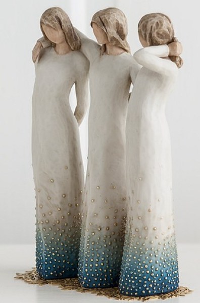 WILLOW TREE BY MY SIDE FIGURE (FREUNDE UND SCHWESTERN)