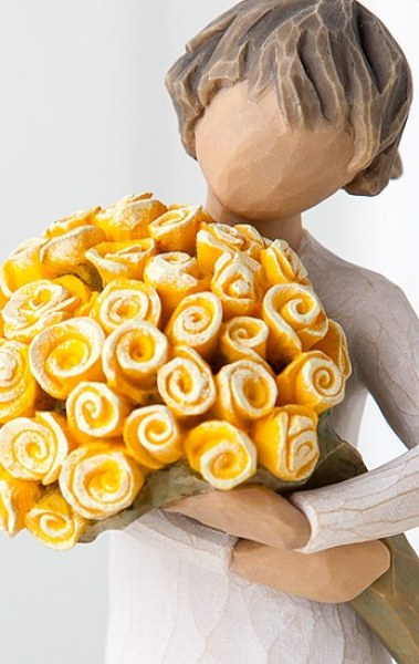 Gute Laune Weidenbaumfigur