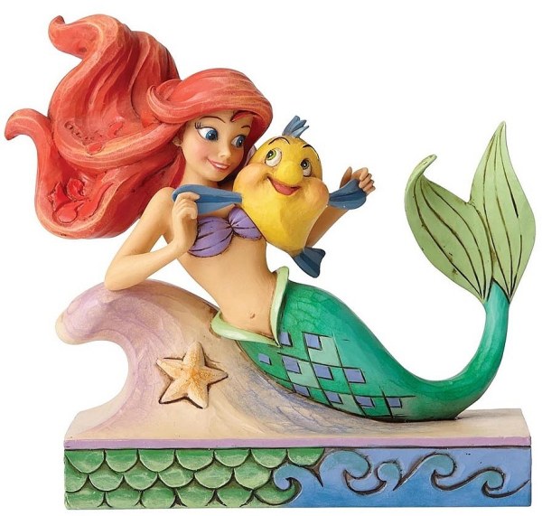 DISNEY TRADITIONS FIGUR ARIEL UND FLOUNDER