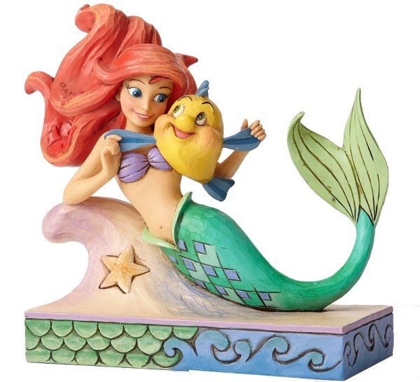 DISNEY TRADITIONS FIGUR ARIEL UND FLOUNDER