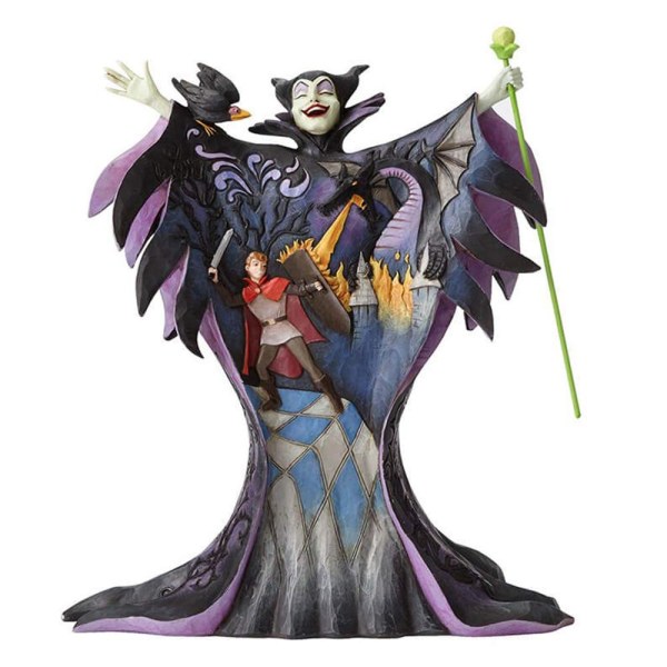 MALEFICENT MIT SZENE AUF IHREM DISNEY TRADITIONS-KLEID