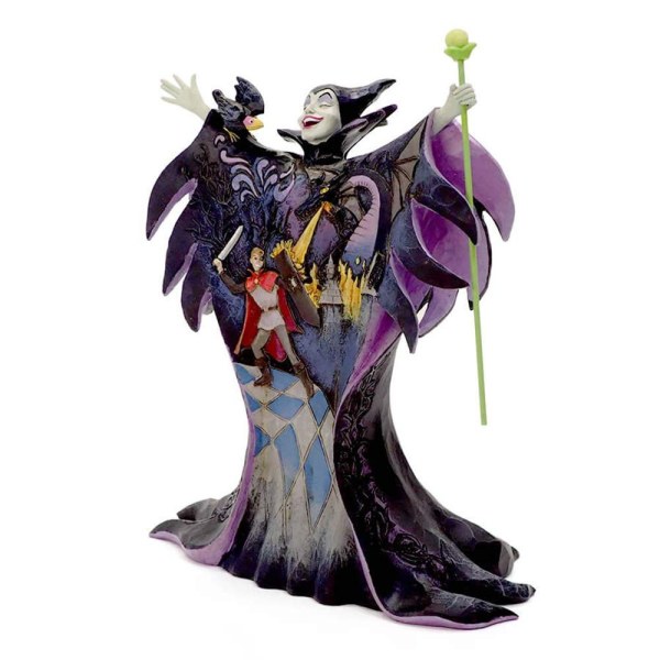 MALEFICENT MIT SZENE AUF IHREM DISNEY TRADITIONS-KLEID