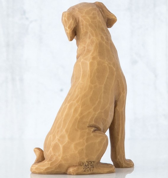 WILLOW TREE FIGUR ICH LIEBE MEINEN HUND (HELLE VERSION)
