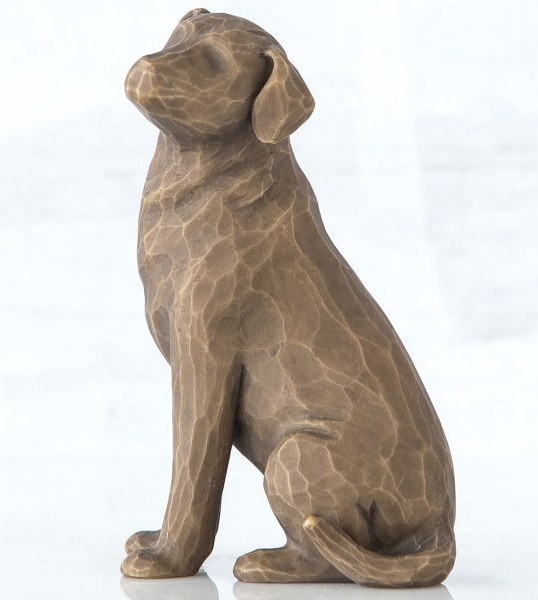 WILLOW TREE I LOVE MY DOG FIGUR (DUNKLE VERSION)