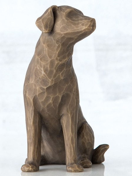 WILLOW TREE I LOVE MY DOG FIGUR (DUNKLE VERSION)