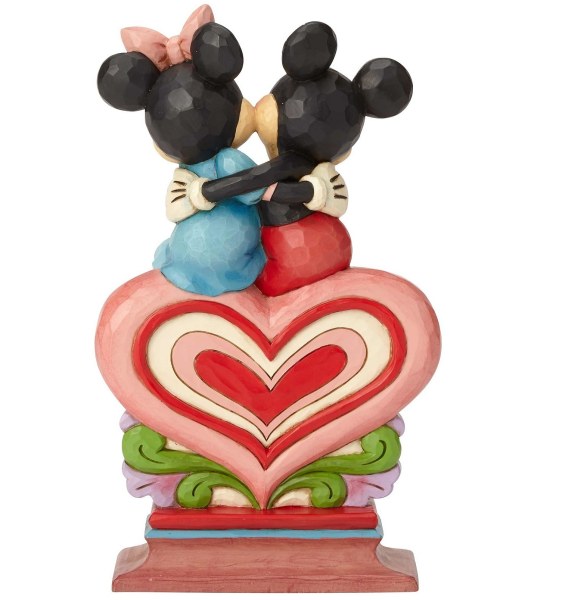 MICKEY UND MINNIE SITZEN AUF DEM HERZ DISNEY TRADITIONS