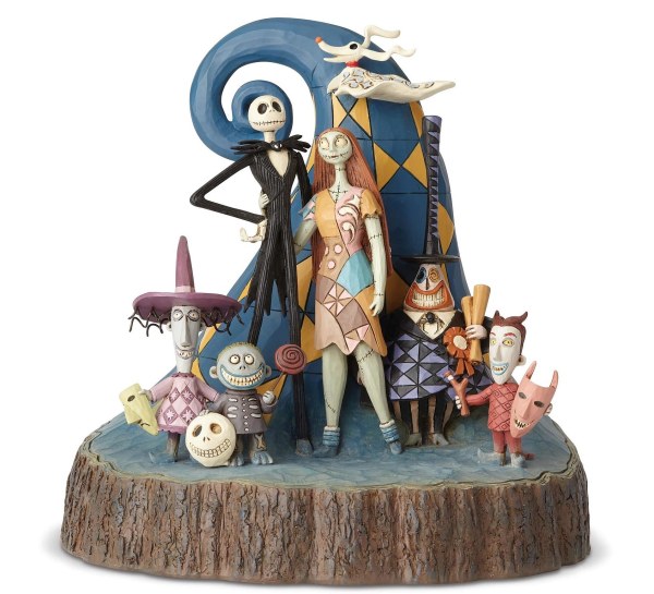 DER ALPTRAUM VOR WEIHNACHTEN, AUS HOLZ GESCHNITZT, AUS DISNEY TRADITIONS