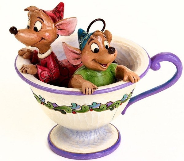 JAQ UND GUS IN THE JIM SHORE BECHER – DISNEY TRADITIONS