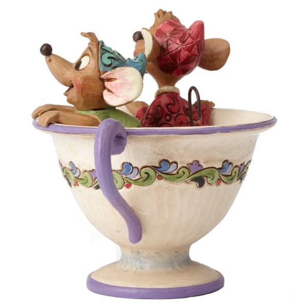 JAQ UND GUS IN THE JIM SHORE BECHER – DISNEY TRADITIONS