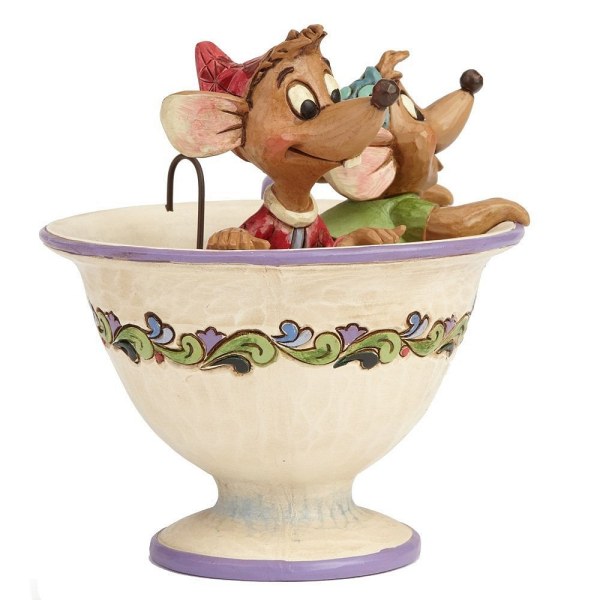 JAQ UND GUS IN THE JIM SHORE BECHER – DISNEY TRADITIONS